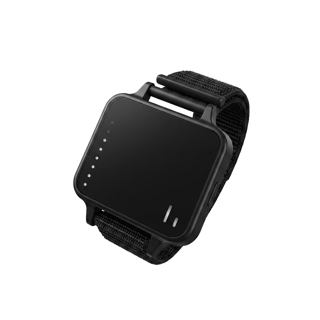 Wrist-worn unit.